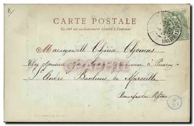 Bourg de Batz — Ubrania paludiers — Wyd. Laussedat, Châtanudun — Rewers