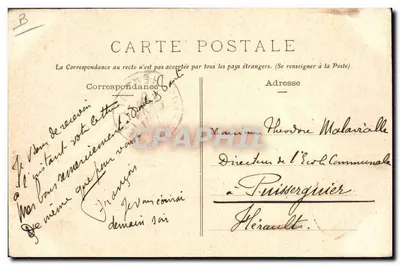 Bourg-de-Batz — Paludiers en Paludière, Kleding van vroeger — Fototipia Vasset, Nantes — Achterkant