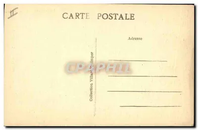 Bénodet — Un Coup de Vent — Editor no identificado, n° 1310 — Reverso