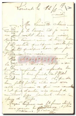 Morbihan — Starszy Bretończyk z Vannes — Artaud et Nozais, Nantes — Rewers