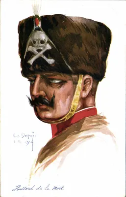 Hussard de la Mort — Éditeur E. Delpuis, N° 110, datée 1914