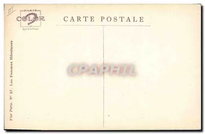 La Flamande — Les Femmes Héroïques — Paris Color, n° 37 — Verso