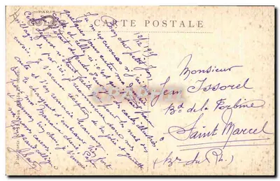 Marin anglais — Cornwal lis — dessin d'Ér. Dupuis 1915 — Verso