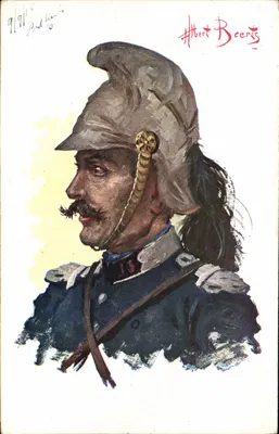 Soldat en uniforme — portrait — Albert Beerts