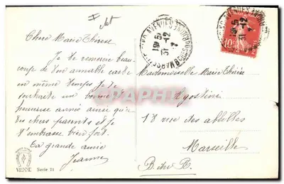 Famille en hiver — Noël — Vienne, Série 71 — Rewers