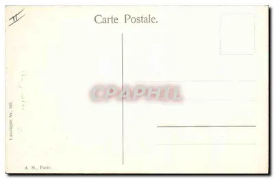 Niña con ramitas de abeto — Buen Año — Luxotytype Nr. 102, A. N., París — Reverso