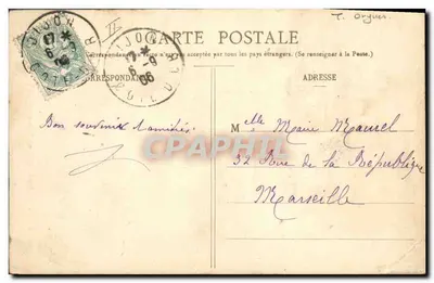 Dijon - Katedra św. Benignusa - Tribuna organów - L. V., wyd. — Rewers