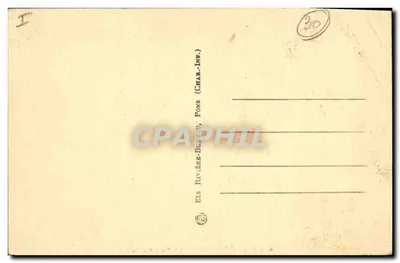 Alès (Gard) — O Palácio de Justiça — Editor Rivière-Bureau, Pons (Char-Inf.) — Verso