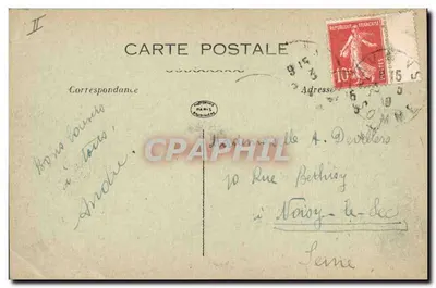 Bombardowanie AMIENS — Grupa domów naprzeciwko Pałacu Sądowego — Rewers