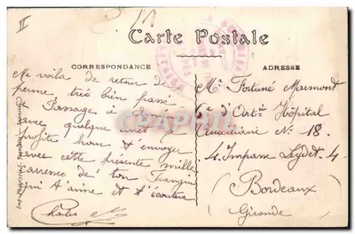 Amiens — Palácio de Justiça — fot. Carron — Verso