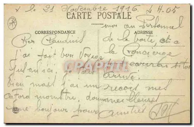 Севё — Памятник 1870 года — А. Бержар, изд., в Греи — Оборотная сторона