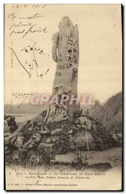 Старинная открытка Военные дела Германская война 1870 Седан Флоинг Лесной бриз