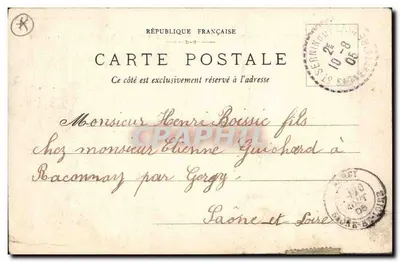 Castello di La Berchère — Nuits-Saint-Georges — episodio della Guerra del 1870 — G. Vanlerberghé, editore, Nuits — Verso