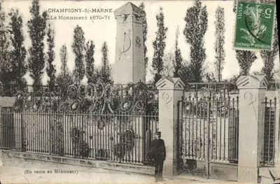 Шампань-сюр-Марн — Памятник 1870-71 — (Продается на памятнике)