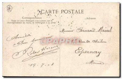 Vertrek van de Commandant Lambert in ere van de Verlorenen — Les Dernières Cartouches — Ambigu — Achterkant