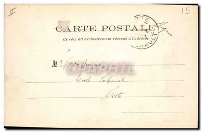 Agen — Prefektura — Fototypia Perret, Agen — Rewers