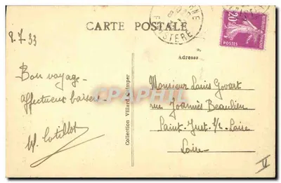 Jovem Moça de Pent-l'Abbé — Perfil da Coifa — editor não identificado — Verso
