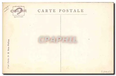 Soldado da 10ª Divisão da Guarda Nacional — Nas Flandres, Nov. 1914 — Paris Color, N° 5 — Verso