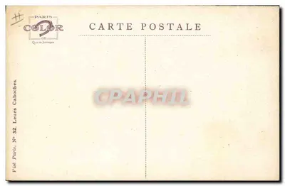 Soldado de infantaria (Turco) — ilustração de Em. Dupuis — Paris Color, N° 32 — Verso