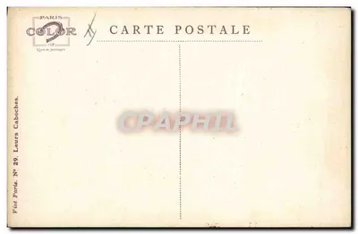 Oficial de infantaria (alemão) — caricatura — Émile Dubuis, Maubeuge 1914 — Verso