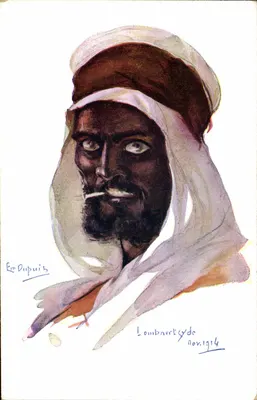 Retrato de um homem com turbante — Editor Paris Color, n° 152