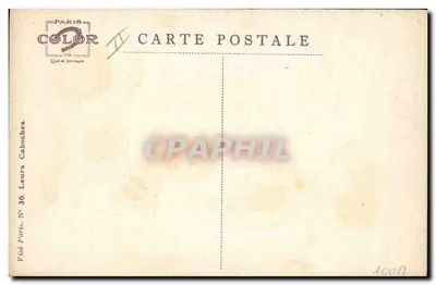 Oficial de infantaria (austriaco) — ilustração — Emi. Dupur, Maubeuge 1904 — Verso