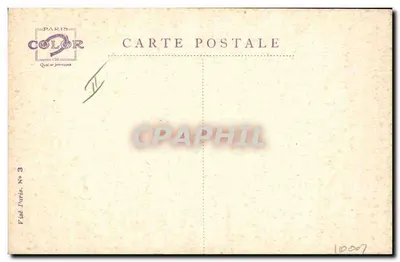 Infanteria Sérvia — desenho de Em Dupuy — Paris Color, N° 3 — Verso