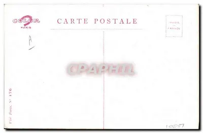 Cão soldado — rompendo a corrente boche — editor Color Paris, n° 176 — Verso
