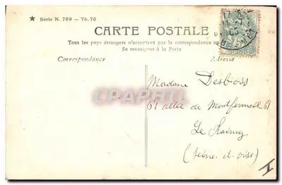 Berthet — Ritratto di scena — Nadam — Verso