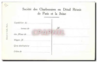 Bouwterrein van de Station van de Chapelle — Société des Charbonniers Réunis — Achterkant