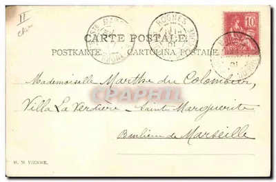 Rognes — Poème d'automne — editor M. M. Vienne — Verso