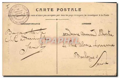 LYON — Wnętrze Bazyliki N.-D. de Fourv. — Wydawca: Tourmaline, nr 12 — Rewers