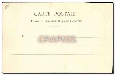 Aubusson (Creuse) — Tribunal e Colégio — A. de Nussac, editor, Gudret — Verso