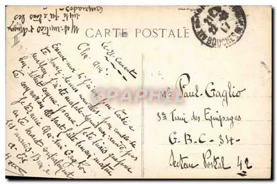 AIX-en-PROVENCE — Pałac Sądowy — kolekcja E. Jaussaud - Aix, nr 172 — Rewers
