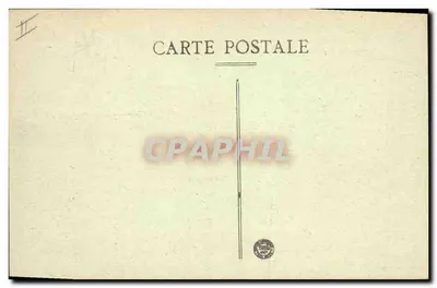 Aurillac — Palácio de Justiça, Prisão, Gendarmeria e perspectiva da Avenida da República — L.E. Cantal Pittoresque, n°110 — Verso