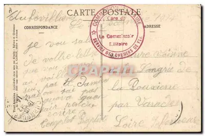 Amiens - A Cidadela - O Conselho de Guerra - Plaques Supra — Verso