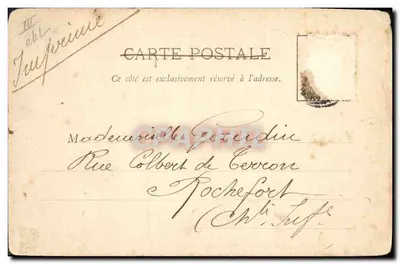 Amiral Charner — Croiseur cuirassé — Phot. A. Rougault, Toulouse-sur-Mer — Verso