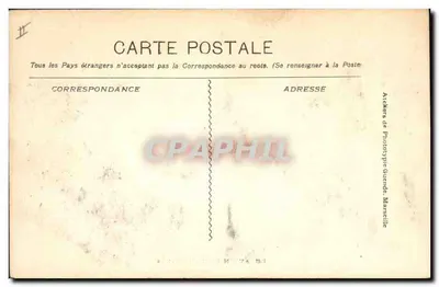 Avignon - Prefektura — n° 1141 — wydawca Aickers de Phototype Gueride, Marsylia — Rewers