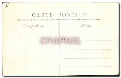 Angers — A Prefeitura — Edição das « Dunas da França » — Verso