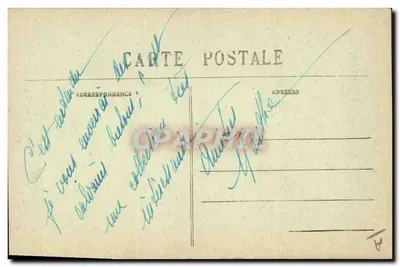 Dziewczynka z okolic Quimper — kolekcja Villard, Quimper, nr 4049 — Rewers