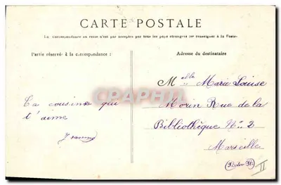 Niña de Fouesnant — Feliz Cumpleaños — Colección Villard, Quimper — Reverso