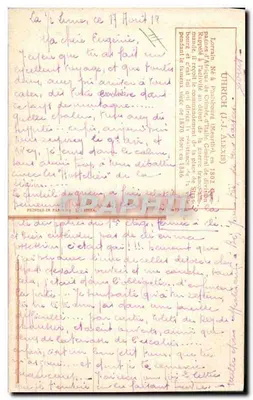 Cena militar em Reims — L. Vallet — editor impr. Paris — Verso