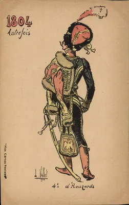 Soldado de Houzards — 1804 Outrora — I. Valleï, n° 4