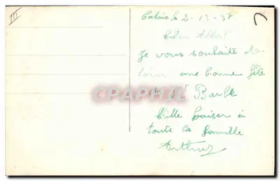 Mijnwerker die Santa Barbara vierde — uitgever RAP NOJER, n° 1095 — Achterkant