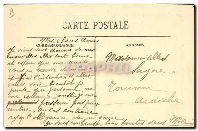 O Poço Chatelus e Bairro dos Capuchinhos — Saint-Étienne — LL — Verso