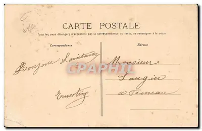 Intérieur de Mine — Galeries — IMPRIMÉ SUR LA CARTE — Achterkant