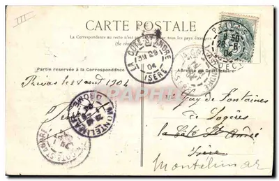 Prévias — Ruïnes van de oude mijnen — Uitg. J. Bruat & Cie, Capestel — Achterkant