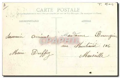 Caminhadas de St-ÉTIENNE - Poço do Treuill — Novas Galerias, St-Étiennne, n°260 — Verso
