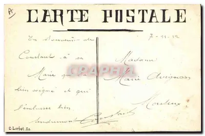 Violettes — Herinnering — C. Lorbet, Uitgever — Achterkant
