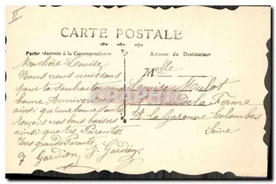 Flores de Francia — Flor de la Esperanza — Editor desconocido, n.º 15 — Reverso